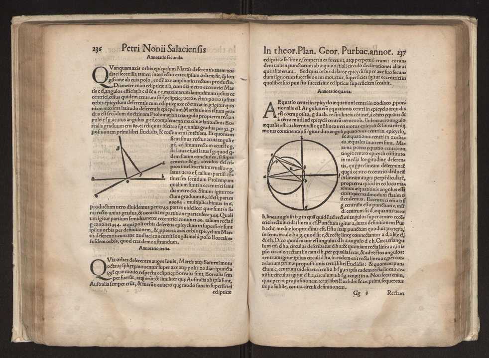Petri Nonii Salaciensis opera: quae complectuntur primum, duos libros, in quorum priore tractantur pulcherrima problemata: in altero traduntur ex mathematicis disciplinis regul & instrumenta artis navigandi, quibus varia rerum astronomicarum book.html fico.html listagens wwwbook1~ circa coelestium corporum motus explorare possumus. Deinde, annotationes in Aristotelis problema mechanicum de motu navigii ex remis: item in Georgii Pvrbachii planetarum theoricas annotationes, quibus multa hactenus perperam intellecta, ab allisq[ue] praeterita exponuntur. Eiusdem, de erratis Orontii Finoei liber unus. Postremo, de crepusculis lib. I. cum libello allacen de causis crepusculorum. Quae quemadmodum mole exigua videntur, ita virtute ingentia, lector candide, intelliges 126