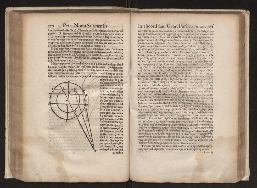 Petri Nonii Salaciensis opera: quae complectuntur primum, duos libros, in quorum priore tractantur pulcherrima problemata: in altero traduntur ex mathematicis disciplinis regul & instrumenta artis navigandi, quibus varia rerum astronomicarum book.html fico.html listagens wwwbook1~ circa coelestium corporum motus explorare possumus. Deinde, annotationes in Aristotelis problema mechanicum de motu navigii ex remis: item in Georgii Pvrbachii planetarum theoricas annotationes, quibus multa hactenus perperam intellecta, ab allisq[ue] praeterita exponuntur. Eiusdem, de erratis Orontii Finoei liber unus. Postremo, de crepusculis lib. I. cum libello allacen de causis crepusculorum. Quae quemadmodum mole exigua videntur, ita virtute ingentia, lector candide, intelliges 143