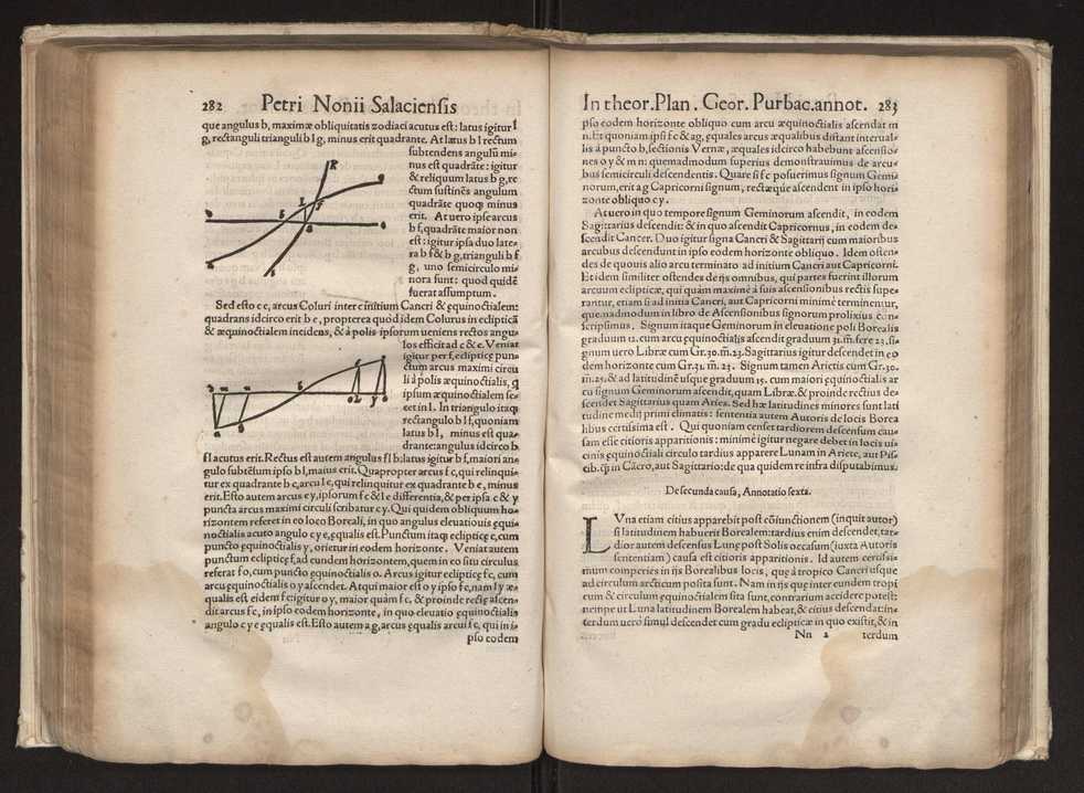 Petri Nonii Salaciensis opera: quae complectuntur primum, duos libros, in quorum priore tractantur pulcherrima problemata: in altero traduntur ex mathematicis disciplinis regul & instrumenta artis navigandi, quibus varia rerum astronomicarum book.html fico.html listagens wwwbook1~ circa coelestium corporum motus explorare possumus. Deinde, annotationes in Aristotelis problema mechanicum de motu navigii ex remis: item in Georgii Pvrbachii planetarum theoricas annotationes, quibus multa hactenus perperam intellecta, ab allisq[ue] praeterita exponuntur. Eiusdem, de erratis Orontii Finoei liber unus. Postremo, de crepusculis lib. I. cum libello allacen de causis crepusculorum. Quae quemadmodum mole exigua videntur, ita virtute ingentia, lector candide, intelliges 149