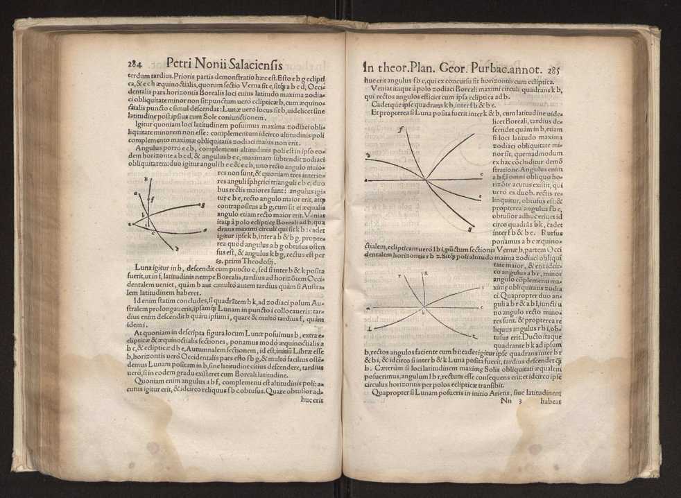 Petri Nonii Salaciensis opera: quae complectuntur primum, duos libros, in quorum priore tractantur pulcherrima problemata: in altero traduntur ex mathematicis disciplinis regul & instrumenta artis navigandi, quibus varia rerum astronomicarum book.html fico.html listagens wwwbook1~ circa coelestium corporum motus explorare possumus. Deinde, annotationes in Aristotelis problema mechanicum de motu navigii ex remis: item in Georgii Pvrbachii planetarum theoricas annotationes, quibus multa hactenus perperam intellecta, ab allisq[ue] praeterita exponuntur. Eiusdem, de erratis Orontii Finoei liber unus. Postremo, de crepusculis lib. I. cum libello allacen de causis crepusculorum. Quae quemadmodum mole exigua videntur, ita virtute ingentia, lector candide, intelliges 150