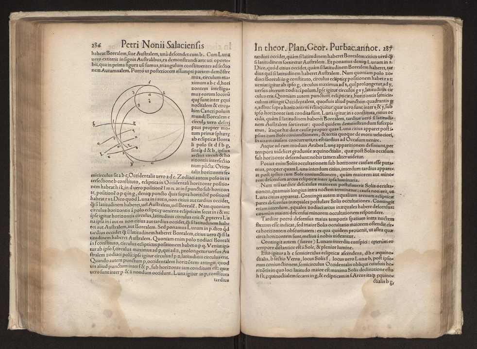 Petri Nonii Salaciensis opera: quae complectuntur primum, duos libros, in quorum priore tractantur pulcherrima problemata: in altero traduntur ex mathematicis disciplinis regul & instrumenta artis navigandi, quibus varia rerum astronomicarum book.html fico.html listagens wwwbook1~ circa coelestium corporum motus explorare possumus. Deinde, annotationes in Aristotelis problema mechanicum de motu navigii ex remis: item in Georgii Pvrbachii planetarum theoricas annotationes, quibus multa hactenus perperam intellecta, ab allisq[ue] praeterita exponuntur. Eiusdem, de erratis Orontii Finoei liber unus. Postremo, de crepusculis lib. I. cum libello allacen de causis crepusculorum. Quae quemadmodum mole exigua videntur, ita virtute ingentia, lector candide, intelliges 151