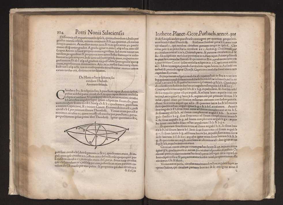 Petri Nonii Salaciensis opera: quae complectuntur primum, duos libros, in quorum priore tractantur pulcherrima problemata: in altero traduntur ex mathematicis disciplinis regul & instrumenta artis navigandi, quibus varia rerum astronomicarum book.html fico.html listagens wwwbook1~ circa coelestium corporum motus explorare possumus. Deinde, annotationes in Aristotelis problema mechanicum de motu navigii ex remis: item in Georgii Pvrbachii planetarum theoricas annotationes, quibus multa hactenus perperam intellecta, ab allisq[ue] praeterita exponuntur. Eiusdem, de erratis Orontii Finoei liber unus. Postremo, de crepusculis lib. I. cum libello allacen de causis crepusculorum. Quae quemadmodum mole exigua videntur, ita virtute ingentia, lector candide, intelliges 160