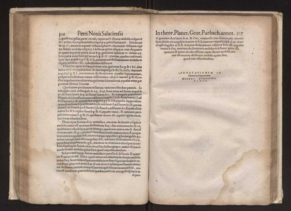 Petri Nonii Salaciensis opera: quae complectuntur primum, duos libros, in quorum priore tractantur pulcherrima problemata: in altero traduntur ex mathematicis disciplinis regul & instrumenta artis navigandi, quibus varia rerum astronomicarum book.html fico.html listagens wwwbook1~ circa coelestium corporum motus explorare possumus. Deinde, annotationes in Aristotelis problema mechanicum de motu navigii ex remis: item in Georgii Pvrbachii planetarum theoricas annotationes, quibus multa hactenus perperam intellecta, ab allisq[ue] praeterita exponuntur. Eiusdem, de erratis Orontii Finoei liber unus. Postremo, de crepusculis lib. I. cum libello allacen de causis crepusculorum. Quae quemadmodum mole exigua videntur, ita virtute ingentia, lector candide, intelliges 161