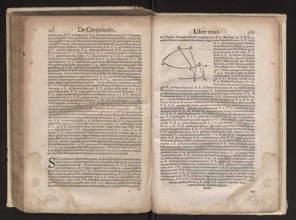 Petri Nonii Salaciensis opera: quae complectuntur primum, duos libros, in quorum priore tractantur pulcherrima problemata: in altero traduntur ex mathematicis disciplinis regul & instrumenta artis navigandi, quibus varia rerum astronomicarum book.html fico.html listagens wwwbook1~ circa coelestium corporum motus explorare possumus. Deinde, annotationes in Aristotelis problema mechanicum de motu navigii ex remis: item in Georgii Pvrbachii planetarum theoricas annotationes, quibus multa hactenus perperam intellecta, ab allisq[ue] praeterita exponuntur. Eiusdem, de erratis Orontii Finoei liber unus. Postremo, de crepusculis lib. I. cum libello allacen de causis crepusculorum. Quae quemadmodum mole exigua videntur, ita virtute ingentia, lector candide, intelliges 217