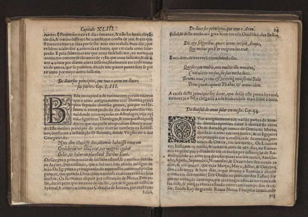 Chronographia reportorio dos tempos, no qual se contem VI. partes, s. dos tempos, esphera, cosmographia, & arte da navegao, astrologia rustica, & dos tempos, & pronosticao dos eclipses, cometas, & samenteiras. O calendario romano, c os eclypses ate 630. E no fim o uso, & fabrica da balhestilha, & quadrante gyometrico, com hum tratado dos relogios 30