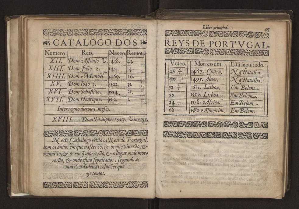 Chronographia reportorio dos tempos, no qual se contem VI. partes, s. dos tempos, esphera, cosmographia, & arte da navegao, astrologia rustica, & dos tempos, & pronosticao dos eclipses, cometas, & samenteiras. O calendario romano, c os eclypses ate 630. E no fim o uso, & fabrica da balhestilha, & quadrante gyometrico, com hum tratado dos relogios 51