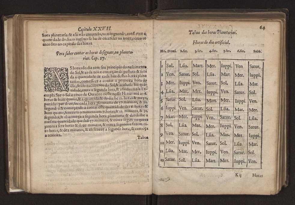 Chronographia reportorio dos tempos, no qual se contem VI. partes, s. dos tempos, esphera, cosmographia, & arte da navega��o, astrologia rustica, & dos tempos, & pronostica��o dos eclipses, cometas, & samenteiras. O calendario romano, c� os eclypses ate 630. E no fim o uso, & fabrica da balhestilha, & quadrante gyometrico, com hum tratado dos relogios 80