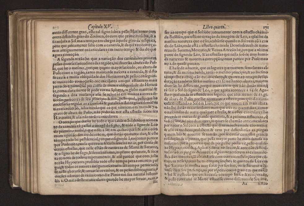 Chronographia reportorio dos tempos, no qual se contem VI. partes, s. dos tempos, esphera, cosmographia, & arte da navega��o, astrologia rustica, & dos tempos, & pronostica��o dos eclipses, cometas, & samenteiras. O calendario romano, c� os eclypses ate 630. E no fim o uso, & fabrica da balhestilha, & quadrante gyometrico, com hum tratado dos relogios 187