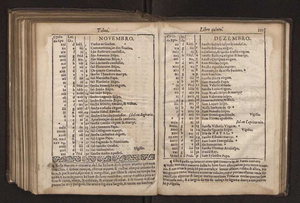 Chronographia reportorio dos tempos, no qual se contem VI. partes, s. dos tempos, esphera, cosmographia, & arte da navegao, astrologia rustica, & dos tempos, & pronosticao dos eclipses, cometas, & samenteiras. O calendario romano, c os eclypses ate 630. E no fim o uso, & fabrica da balhestilha, & quadrante gyometrico, com hum tratado dos relogios 234