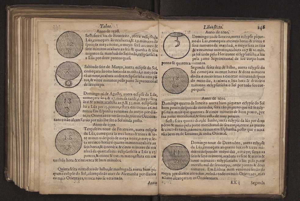 Chronographia reportorio dos tempos, no qual se contem VI. partes, s. dos tempos, esphera, cosmographia, & arte da navegao, astrologia rustica, & dos tempos, & pronosticao dos eclipses, cometas, & samenteiras. O calendario romano, c os eclypses ate 630. E no fim o uso, & fabrica da balhestilha, & quadrante gyometrico, com hum tratado dos relogios 258