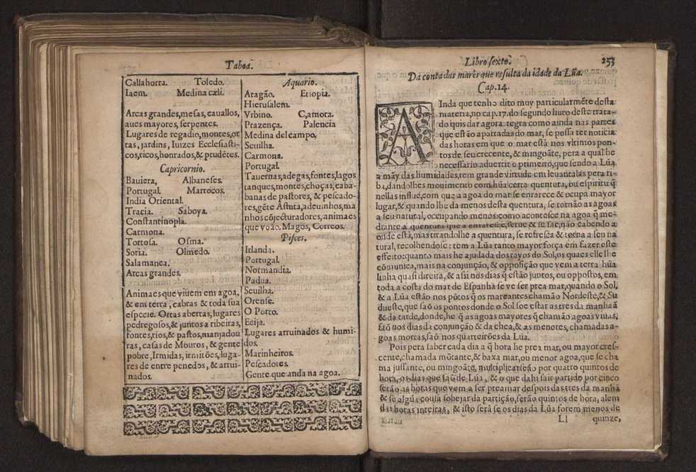 Chronographia reportorio dos tempos, no qual se contem VI. partes, s. dos tempos, esphera, cosmographia, & arte da navegao, astrologia rustica, & dos tempos, & pronosticao dos eclipses, cometas, & samenteiras. O calendario romano, c os eclypses ate 630. E no fim o uso, & fabrica da balhestilha, & quadrante gyometrico, com hum tratado dos relogios 265