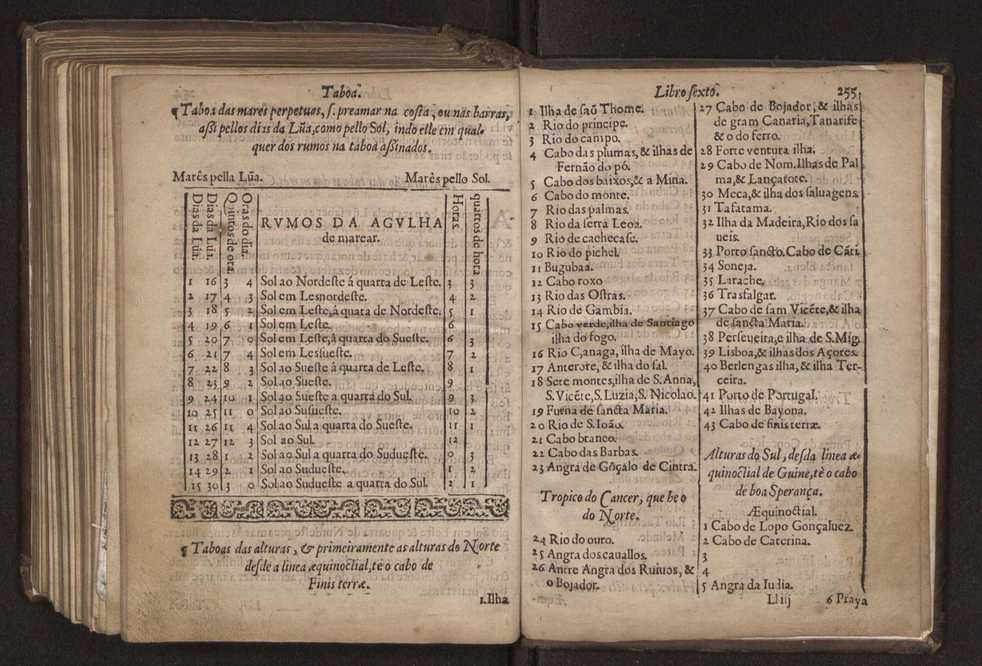 Chronographia reportorio dos tempos, no qual se contem VI. partes, s. dos tempos, esphera, cosmographia, & arte da navegao, astrologia rustica, & dos tempos, & pronosticao dos eclipses, cometas, & samenteiras. O calendario romano, c os eclypses ate 630. E no fim o uso, & fabrica da balhestilha, & quadrante gyometrico, com hum tratado dos relogios 267