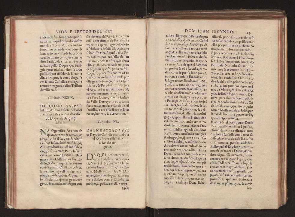 [Chronica dos valerosos e insignes feitos del Rey Dom Ioo II. de gloriosa memoria : em que se refere, sua vida, suas virtudes, seu magnanimo esforo, excellentes costumes, & seu christianissimo zelo] 35