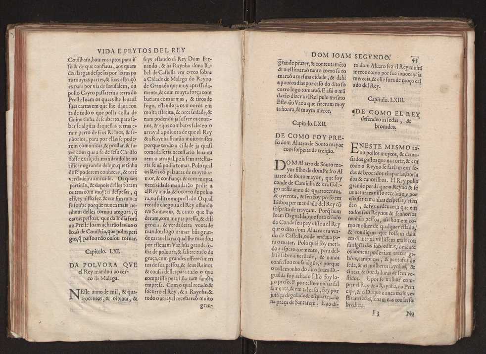 [Chronica dos valerosos e insignes feitos del Rey Dom Ioo II. de gloriosa memoria : em que se refere, sua vida, suas virtudes, seu magnanimo esforo, excellentes costumes, & seu christianissimo zelo] 54