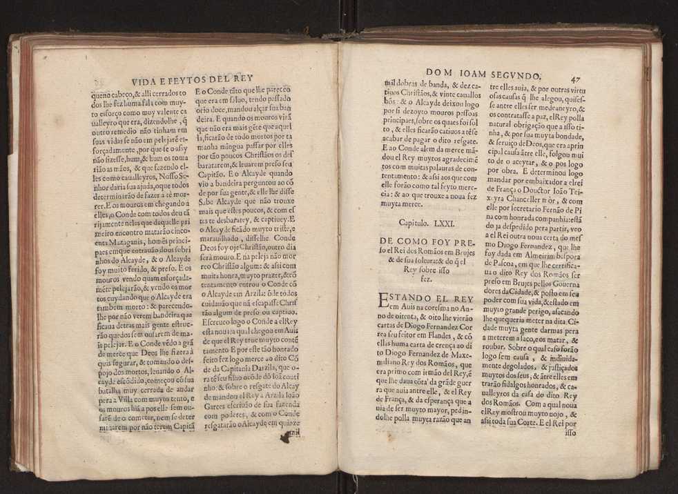 [Chronica dos valerosos e insignes feitos del Rey Dom Ioo II. de gloriosa memoria : em que se refere, sua vida, suas virtudes, seu magnanimo esforo, excellentes costumes, & seu christianissimo zelo] 58