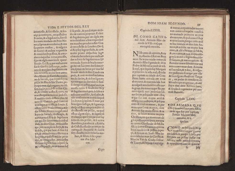 [Chronica dos valerosos e insignes feitos del Rey Dom Ioo II. de gloriosa memoria : em que se refere, sua vida, suas virtudes, seu magnanimo esforo, excellentes costumes, & seu christianissimo zelo] 60