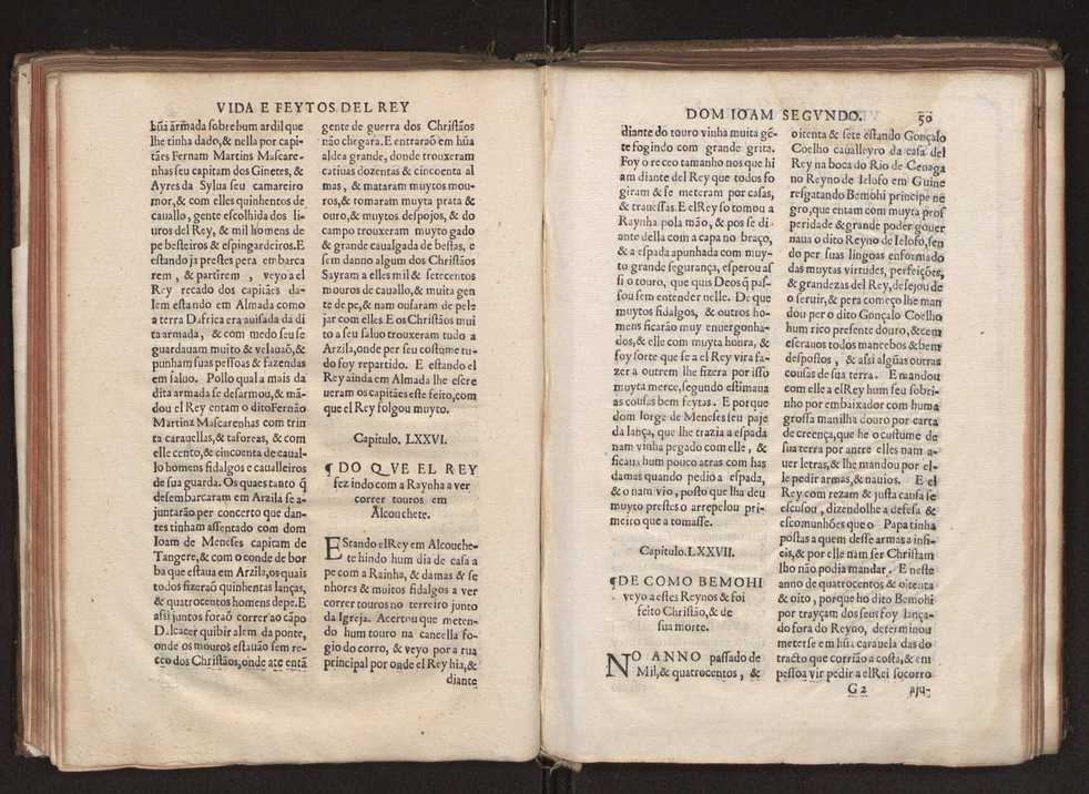 [Chronica dos valerosos e insignes feitos del Rey Dom Ioo II. de gloriosa memoria : em que se refere, sua vida, suas virtudes, seu magnanimo esforo, excellentes costumes, & seu christianissimo zelo] 61