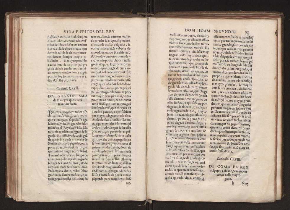 [Chronica dos valerosos e insignes feitos del Rey Dom Ioo II. de gloriosa memoria : em que se refere, sua vida, suas virtudes, seu magnanimo esforo, excellentes costumes, & seu christianissimo zelo] 84