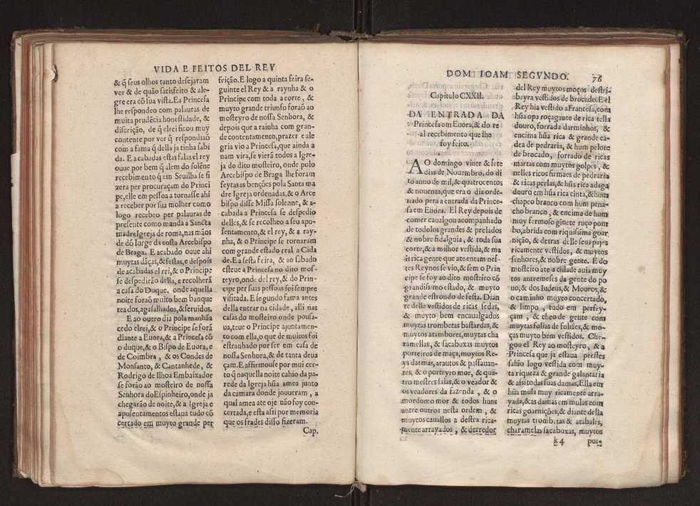 [Chronica dos valerosos e insignes feitos del Rey Dom Ioo II. de gloriosa memoria : em que se refere, sua vida, suas virtudes, seu magnanimo esforo, excellentes costumes, & seu christianissimo zelo] 87