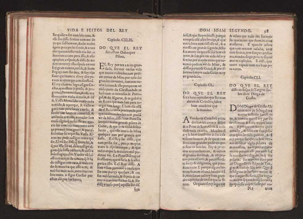 [Chronica dos valerosos e insignes feitos del Rey Dom Ioo II. de gloriosa memoria : em que se refere, sua vida, suas virtudes, seu magnanimo esforo, excellentes costumes, & seu christianissimo zelo] 110