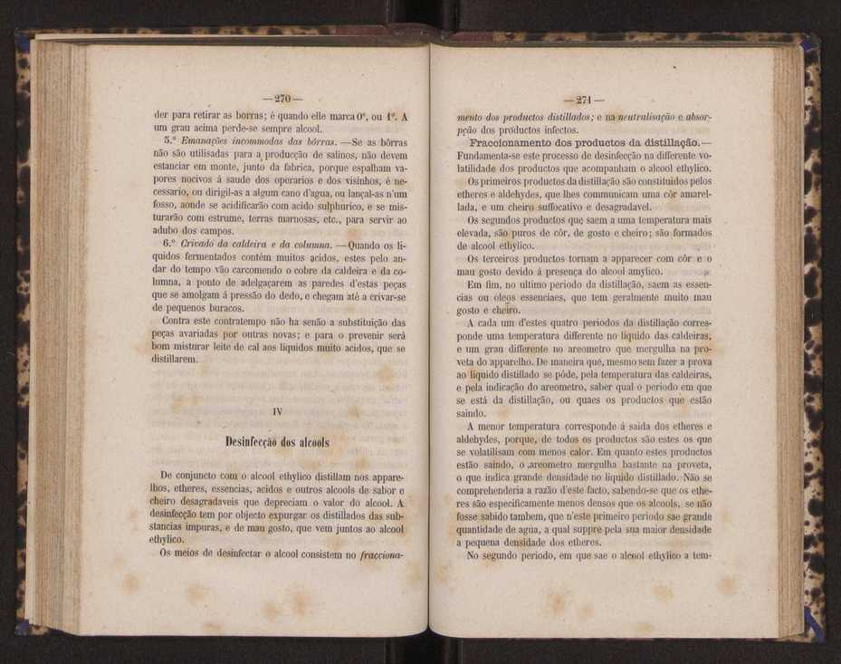 Artes chimicas, agricolas e florestaes ou technologia rural. Vol. 1 136