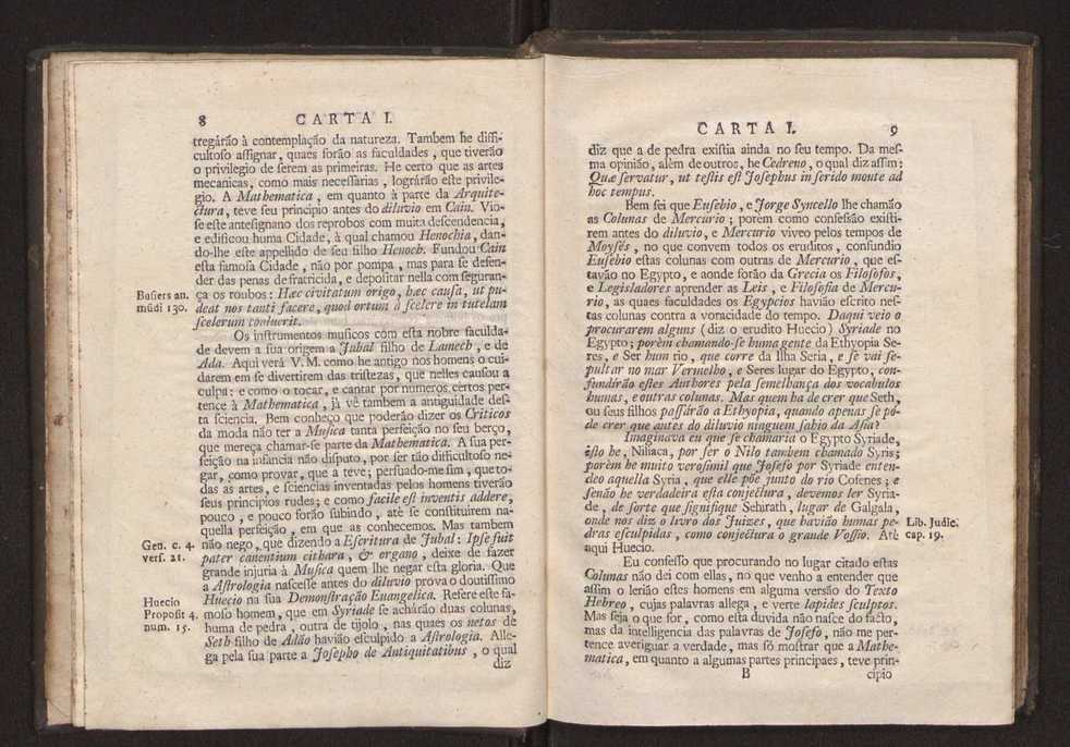 Cartas, em que se d notcia da origem, e progresso das sciencias, escritas ao doutor Jos da Costa Leito por hum seu amigo, e dadas  luz pelo mesmo para utilidade dos curiosos 6