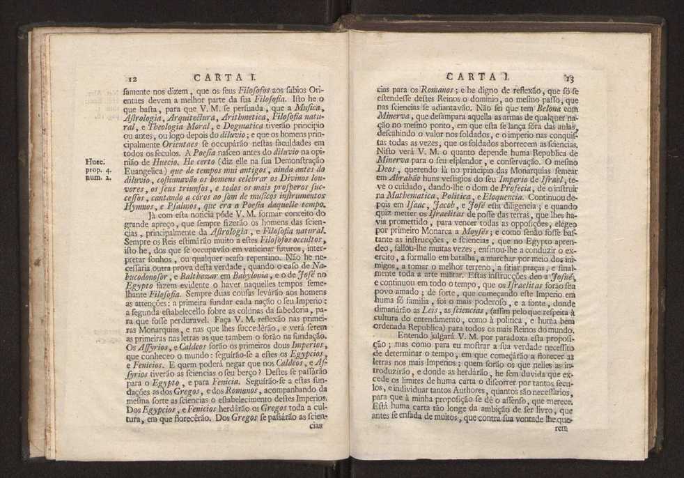 Cartas, em que se d notcia da origem, e progresso das sciencias, escritas ao doutor Jos da Costa Leito por hum seu amigo, e dadas  luz pelo mesmo para utilidade dos curiosos 8