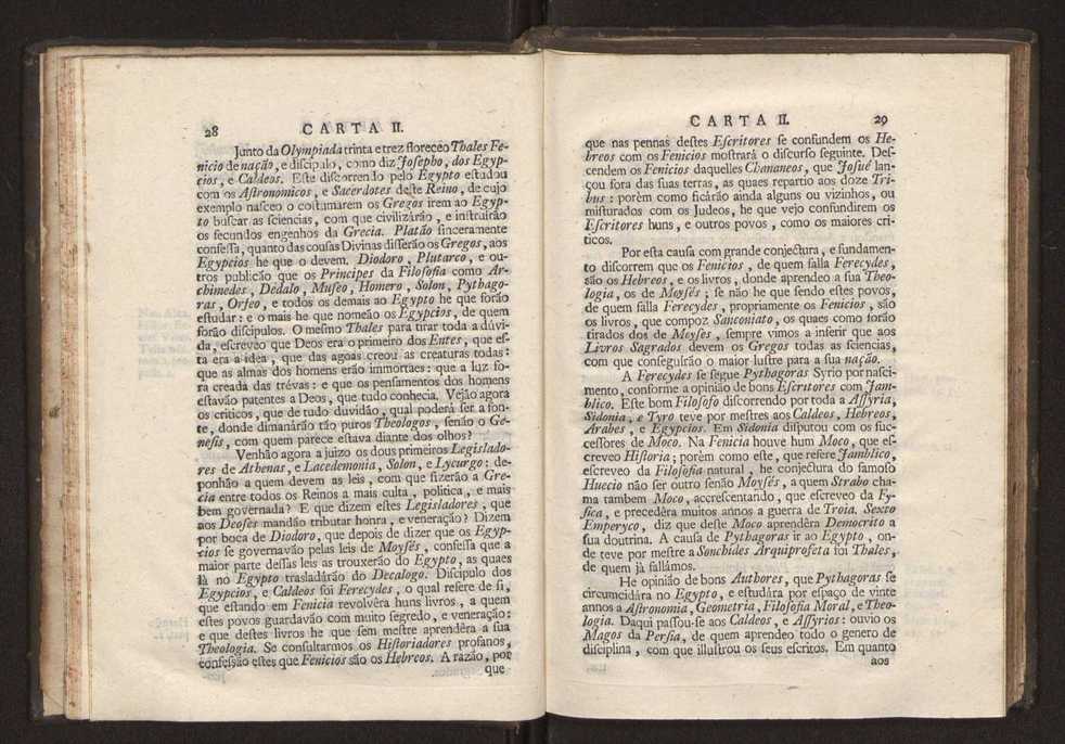 Cartas, em que se d� not�cia da origem, e progresso das sciencias, escritas ao doutor Jos� da Costa Leit�o por hum seu amigo, e dadas � luz pelo mesmo para utilidade dos curiosos 16