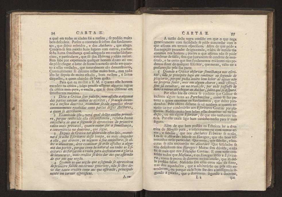 Cartas, em que se d notcia da origem, e progresso das sciencias, escritas ao doutor Jos da Costa Leito por hum seu amigo, e dadas  luz pelo mesmo para utilidade dos curiosos 19