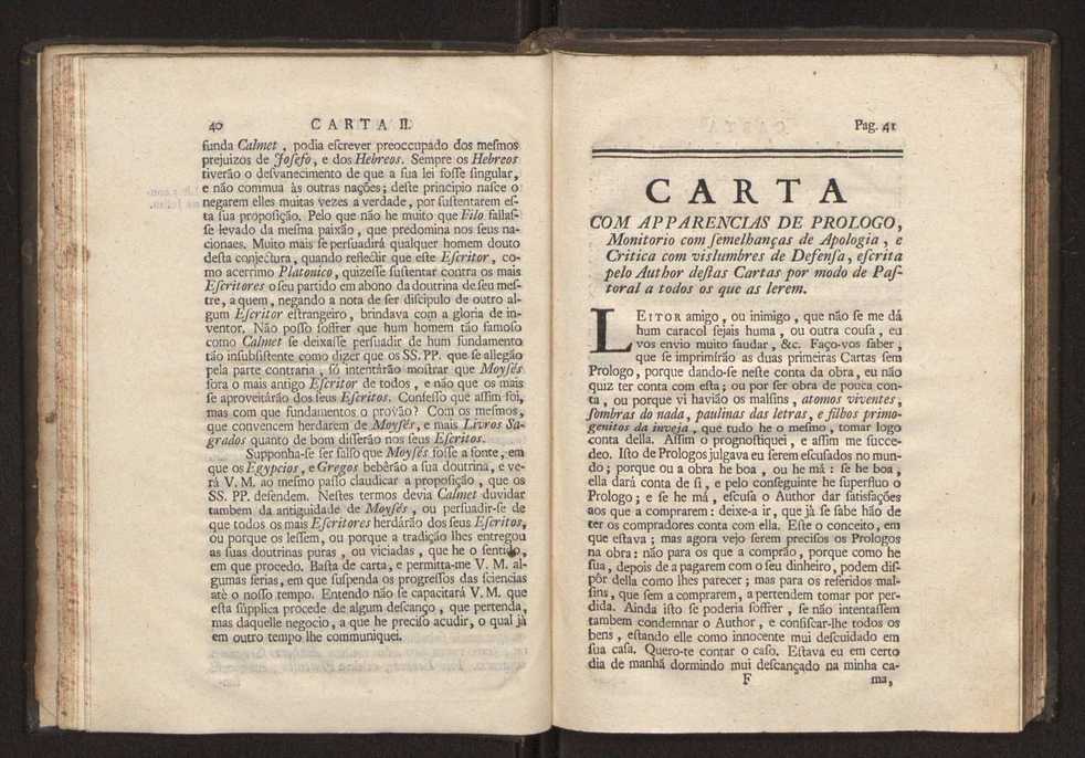 Cartas, em que se d notcia da origem, e progresso das sciencias, escritas ao doutor Jos da Costa Leito por hum seu amigo, e dadas  luz pelo mesmo para utilidade dos curiosos 22