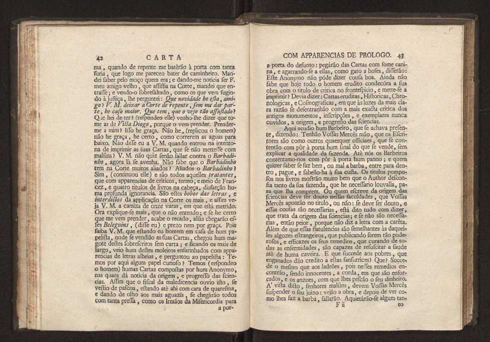 Cartas, em que se d notcia da origem, e progresso das sciencias, escritas ao doutor Jos da Costa Leito por hum seu amigo, e dadas  luz pelo mesmo para utilidade dos curiosos 23