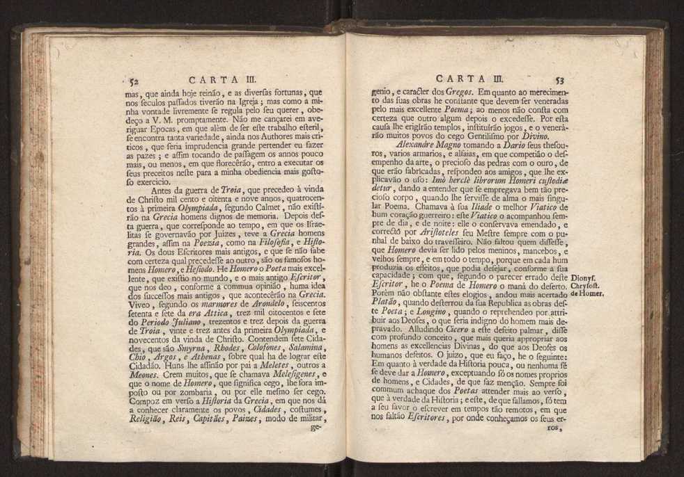 Cartas, em que se d notcia da origem, e progresso das sciencias, escritas ao doutor Jos da Costa Leito por hum seu amigo, e dadas  luz pelo mesmo para utilidade dos curiosos 28