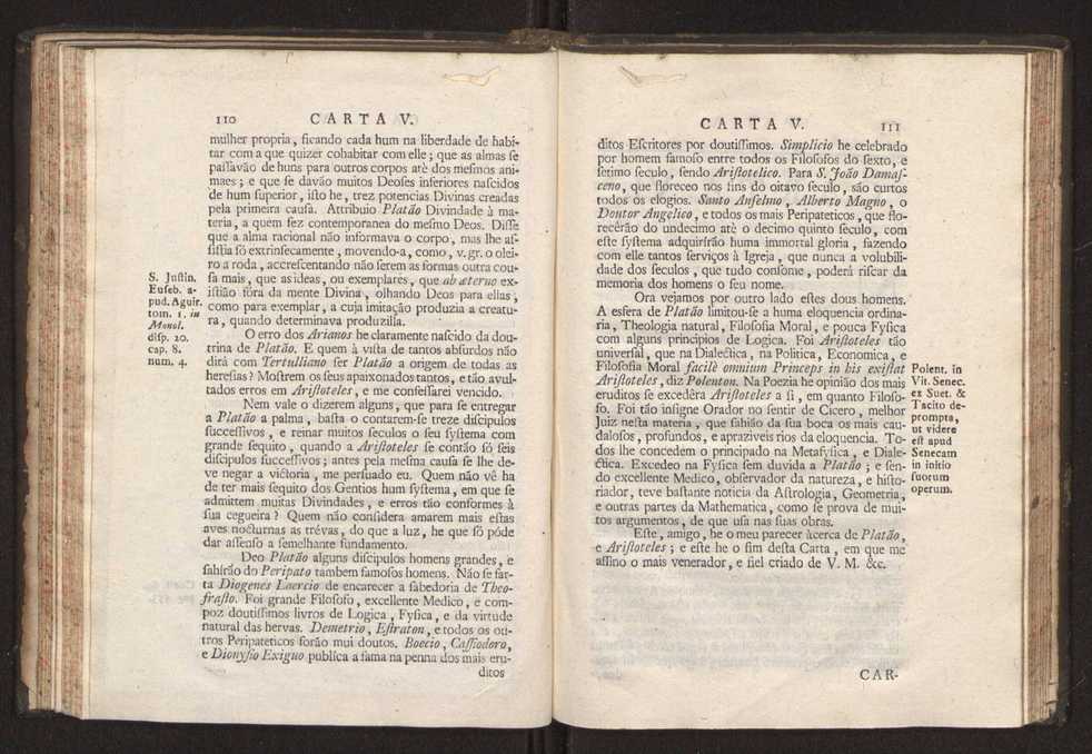 Cartas, em que se d notcia da origem, e progresso das sciencias, escritas ao doutor Jos da Costa Leito por hum seu amigo, e dadas  luz pelo mesmo para utilidade dos curiosos 57