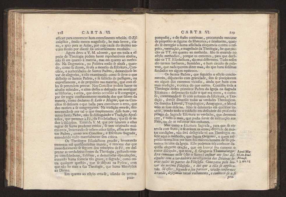 Cartas, em que se d notcia da origem, e progresso das sciencias, escritas ao doutor Jos da Costa Leito por hum seu amigo, e dadas  luz pelo mesmo para utilidade dos curiosos 61
