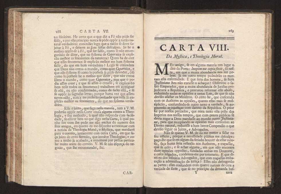 Cartas, em que se d notcia da origem, e progresso das sciencias, escritas ao doutor Jos da Costa Leito por hum seu amigo, e dadas  luz pelo mesmo para utilidade dos curiosos 86