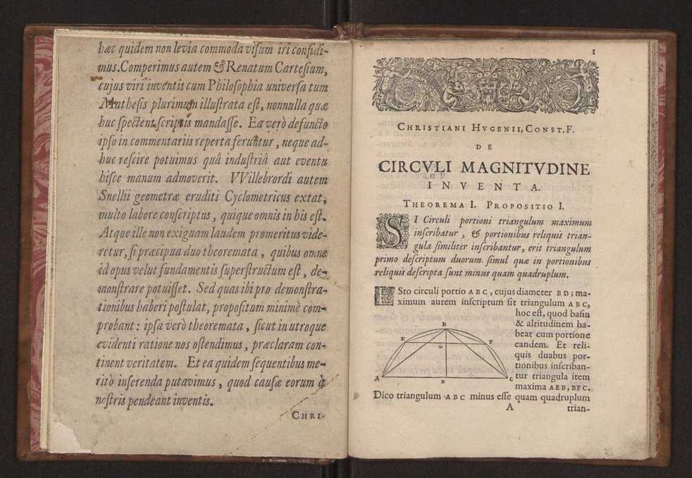 Christiani Hugenii, Const. F. De circuli magnitudine inventa. Accedunt eiusdem Problematum quorundam illustrium constructiones 6