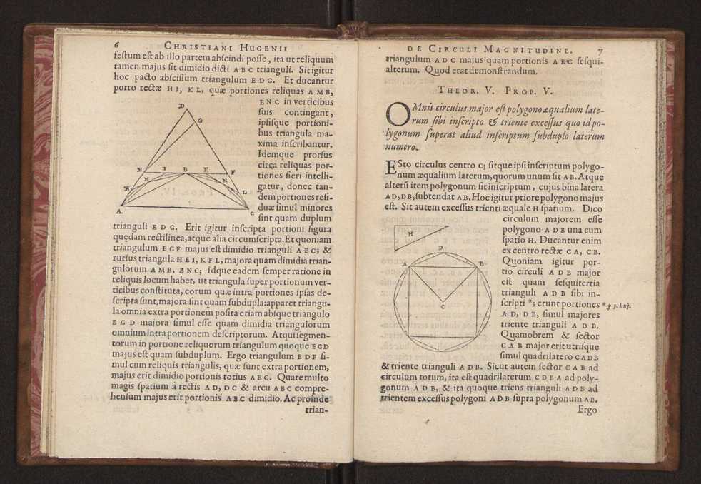 Christiani Hugenii, Const. F. De circuli magnitudine inventa. Accedunt eiusdem Problematum quorundam illustrium constructiones 9