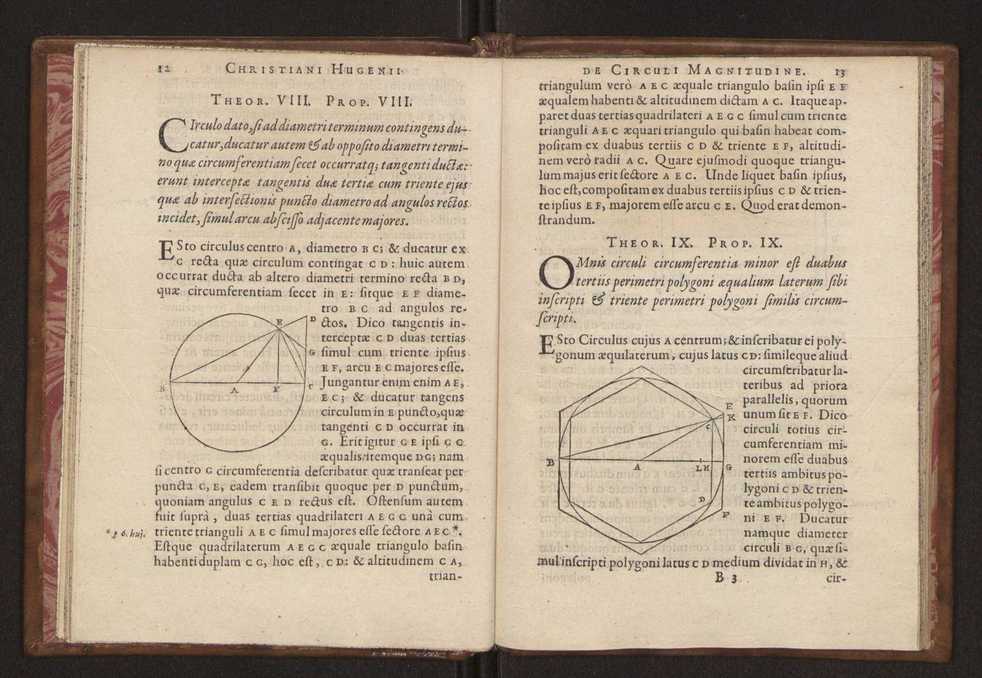 Christiani Hugenii, Const. F. De circuli magnitudine inventa. Accedunt eiusdem Problematum quorundam illustrium constructiones 12