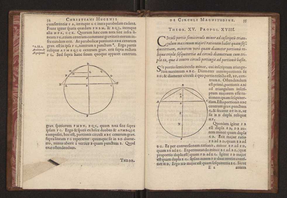 Christiani Hugenii, Const. F. De circuli magnitudine inventa. Accedunt eiusdem Problematum quorundam illustrium constructiones 23