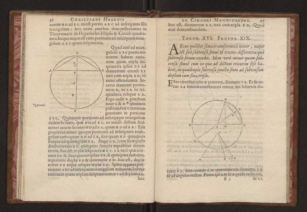 Christiani Hugenii, Const. F. De circuli magnitudine inventa. Accedunt eiusdem Problematum quorundam illustrium constructiones 24