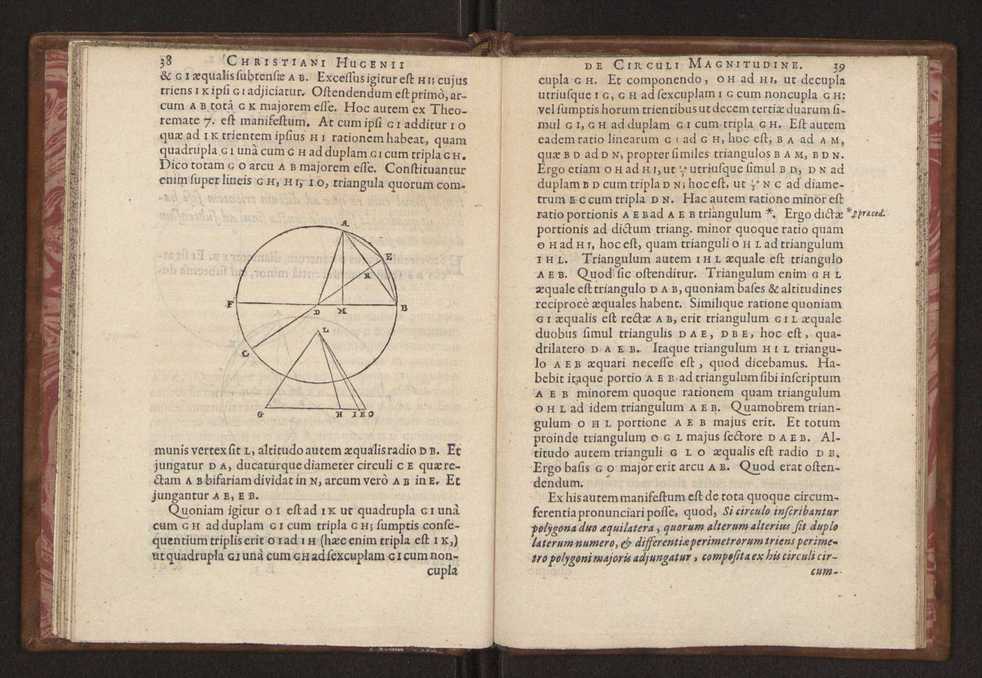 Christiani Hugenii, Const. F. De circuli magnitudine inventa. Accedunt eiusdem Problematum quorundam illustrium constructiones 25