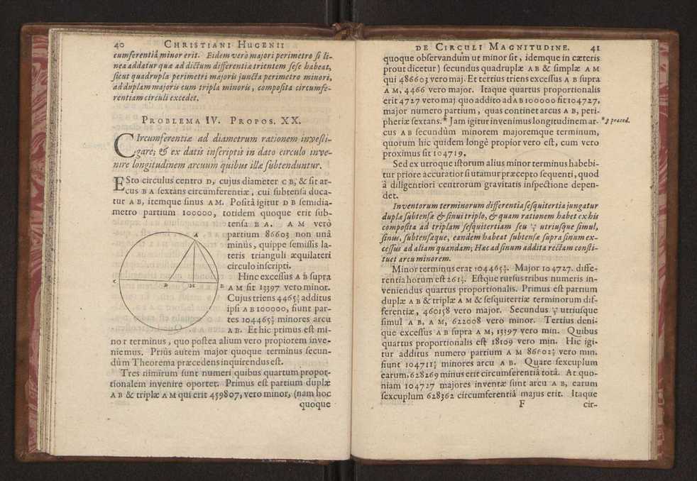 Christiani Hugenii, Const. F. De circuli magnitudine inventa. Accedunt eiusdem Problematum quorundam illustrium constructiones 26