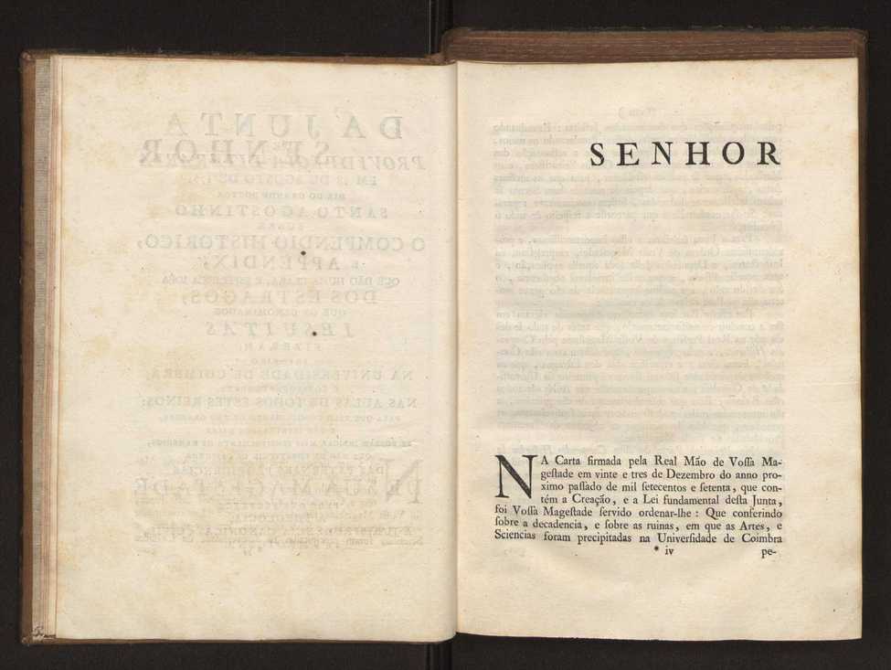 Compendio historico do estado da Universidade de Coimbra no tempo da invas�o dos denominados jesuitas e dos estragos feitos nas sciencias e nos professores, e directores que a regiam pelas maquina��es, e publica��es dos novos estatutos por elles fabricados 7