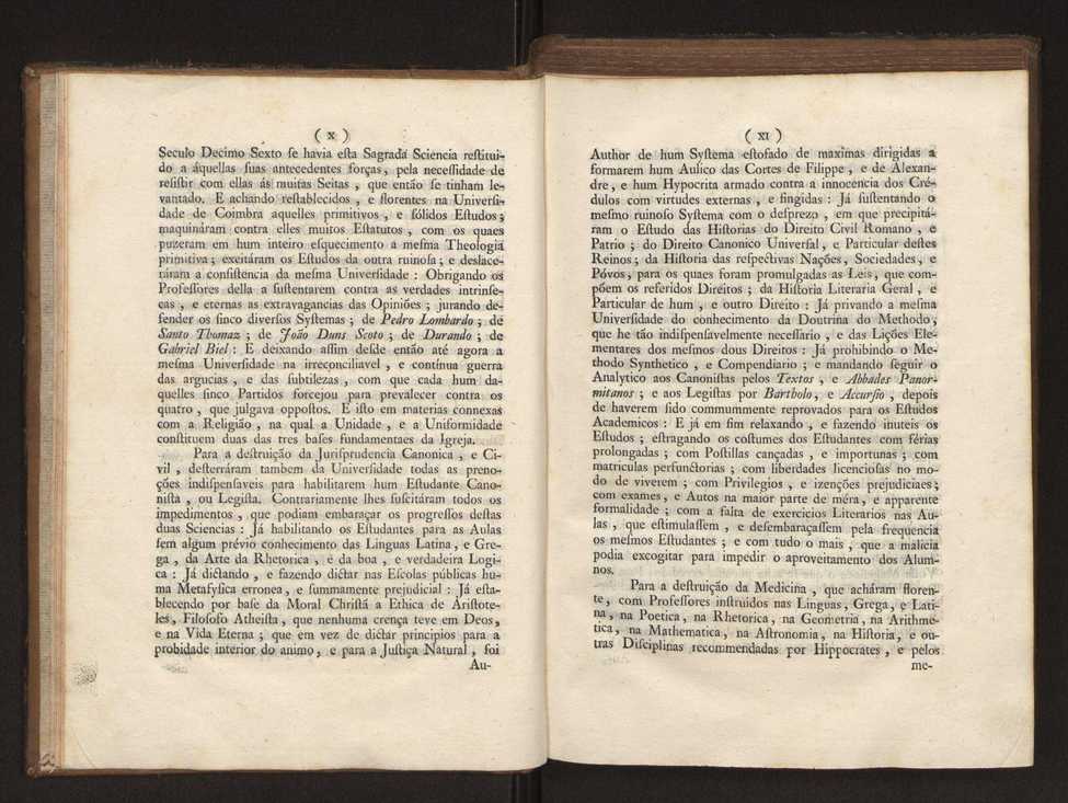 Compendio historico do estado da Universidade de Coimbra no tempo da invaso dos denominados jesuitas e dos estragos feitos nas sciencias e nos professores, e directores que a regiam pelas maquinaes, e publicaes dos novos estatutos por elles fabricados 9