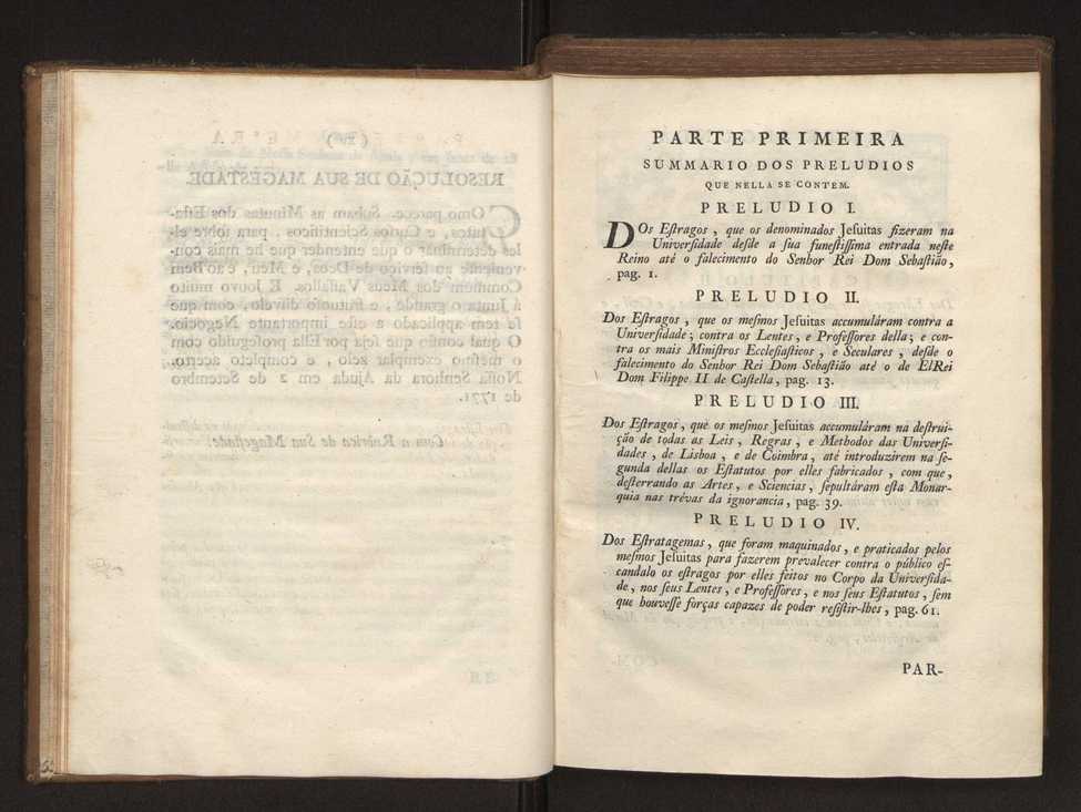 Compendio historico do estado da Universidade de Coimbra no tempo da invaso dos denominados jesuitas e dos estragos feitos nas sciencias e nos professores, e directores que a regiam pelas maquinaes, e publicaes dos novos estatutos por elles fabricados 12