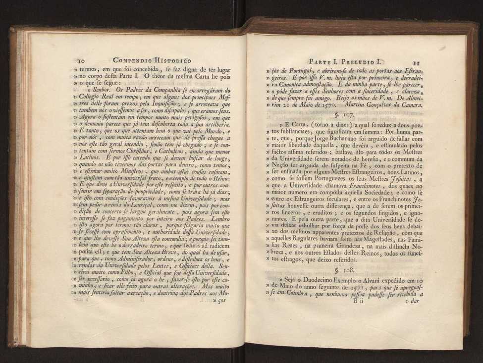 Compendio historico do estado da Universidade de Coimbra no tempo da invaso dos denominados jesuitas e dos estragos feitos nas sciencias e nos professores, e directores que a regiam pelas maquinaes, e publicaes dos novos estatutos por elles fabricados 18