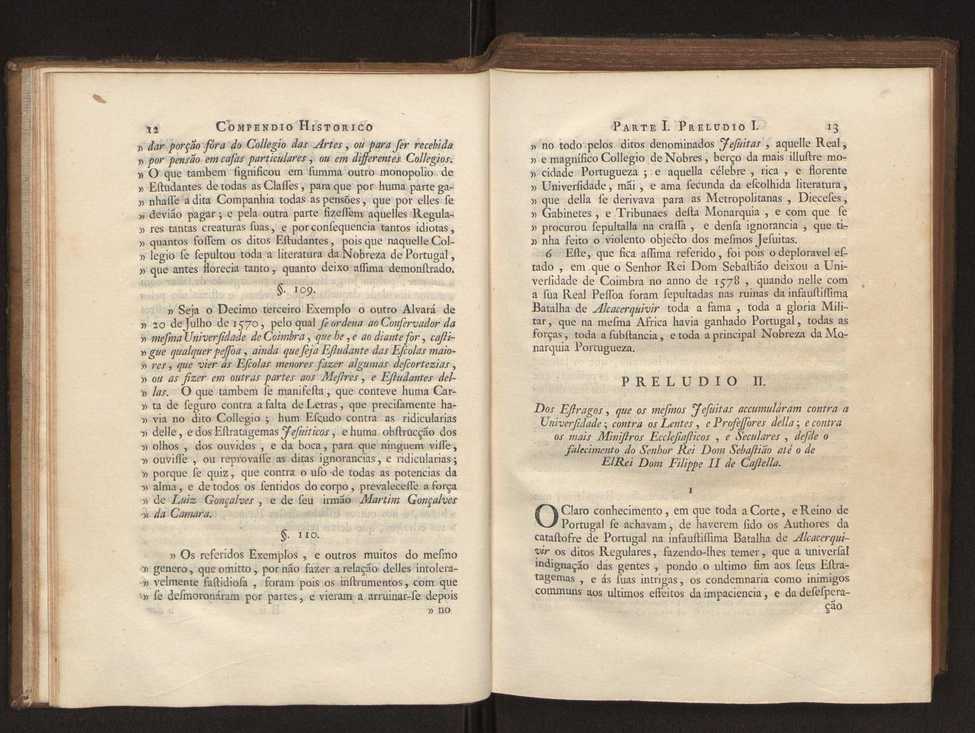 Compendio historico do estado da Universidade de Coimbra no tempo da invaso dos denominados jesuitas e dos estragos feitos nas sciencias e nos professores, e directores que a regiam pelas maquinaes, e publicaes dos novos estatutos por elles fabricados 19