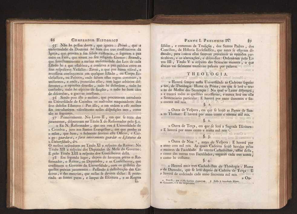 Compendio historico do estado da Universidade de Coimbra no tempo da invaso dos denominados jesuitas e dos estragos feitos nas sciencias e nos professores, e directores que a regiam pelas maquinaes, e publicaes dos novos estatutos por elles fabricados 56