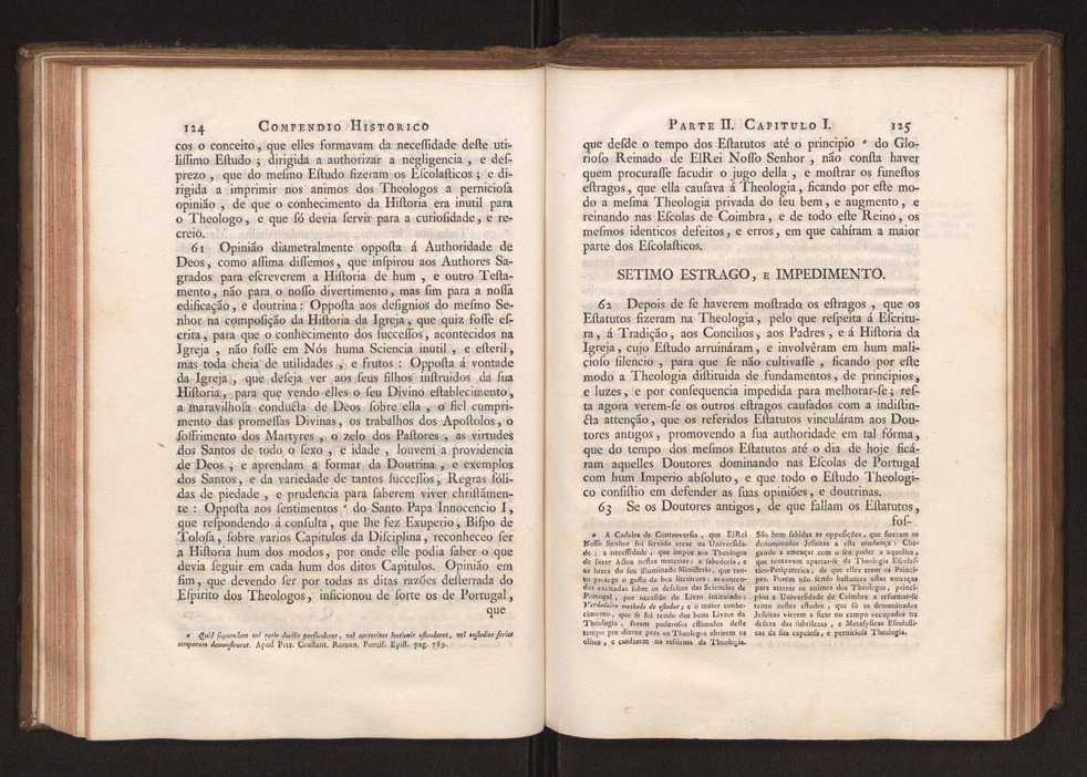 Compendio historico do estado da Universidade de Coimbra no tempo da invaso dos denominados jesuitas e dos estragos feitos nas sciencias e nos professores, e directores que a regiam pelas maquinaes, e publicaes dos novos estatutos por elles fabricados 75