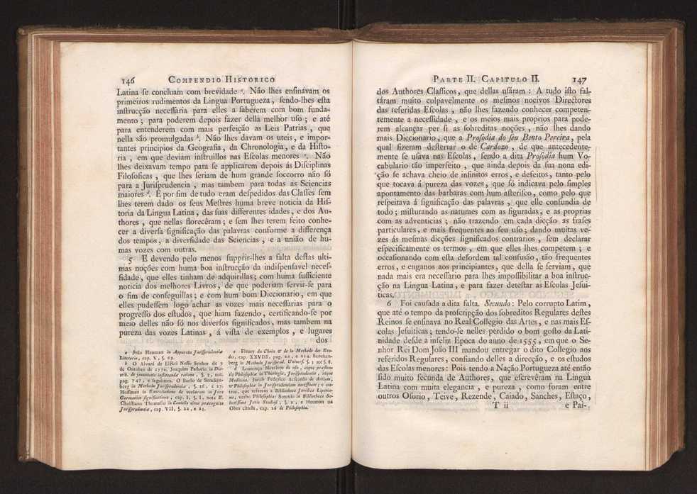 Compendio historico do estado da Universidade de Coimbra no tempo da invaso dos denominados jesuitas e dos estragos feitos nas sciencias e nos professores, e directores que a regiam pelas maquinaes, e publicaes dos novos estatutos por elles fabricados 86